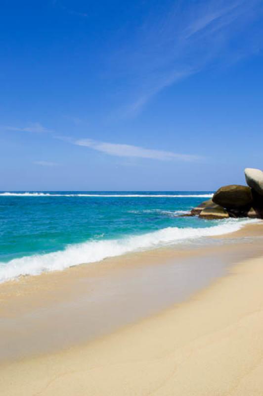 Playa Nudista, Parque Nacional Natural Tayrona, Sa...