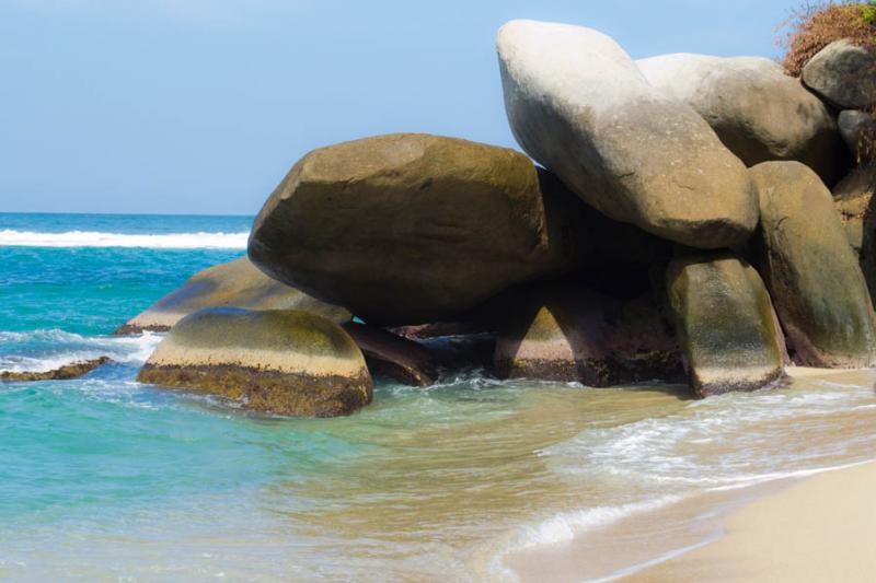 Playa Nudista, Parque Nacional Natural Tayrona, Sa...