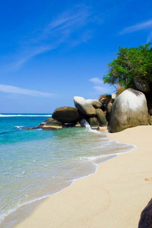 Playa Nudista, Parque Nacional Natural Tayrona, Sa...