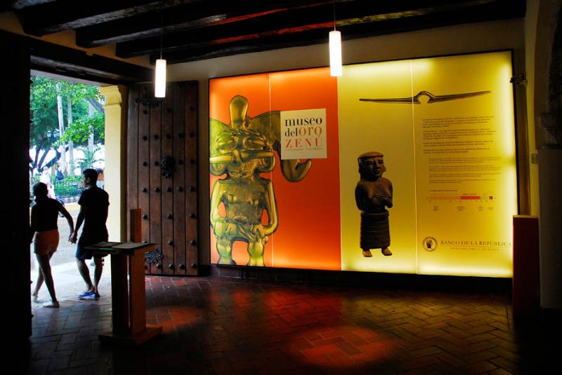 Museo del Oro Zenu, Cartagena, Bolivar, Colombia