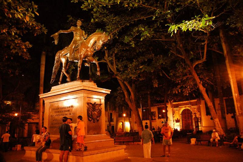 Monumento Simon Bolivar, Cartagena, Bolivar, Colom...