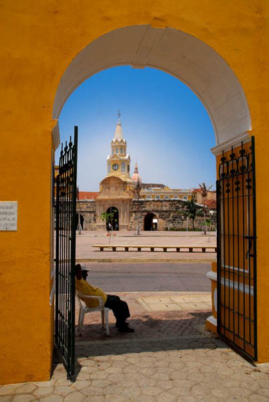 La Torre del Reloj, Cartagena, Bolivar, Colombia