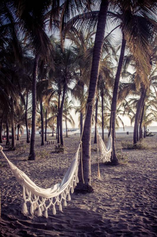 Hamaca en la Playa, Santa Marta, Magdalena, Colomb...