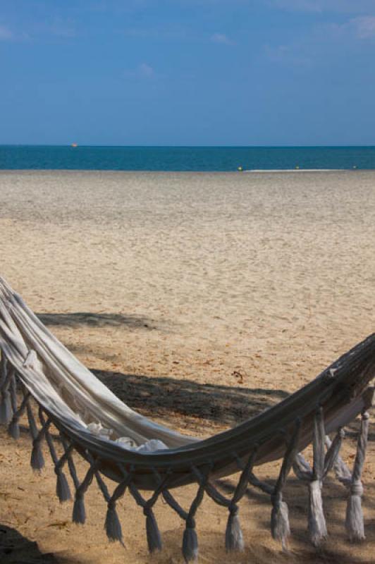 Hamaca en la Playa, Santa Marta, Magdalena, Colomb...