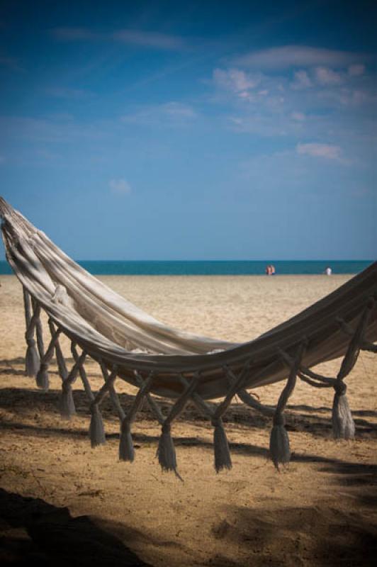 Hamaca en la Playa, Santa Marta, Magdalena, Colomb...