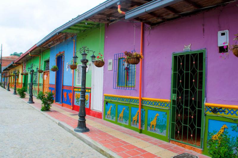 Arquitectura Tradicional, Guatape, Antioquia, Orie...