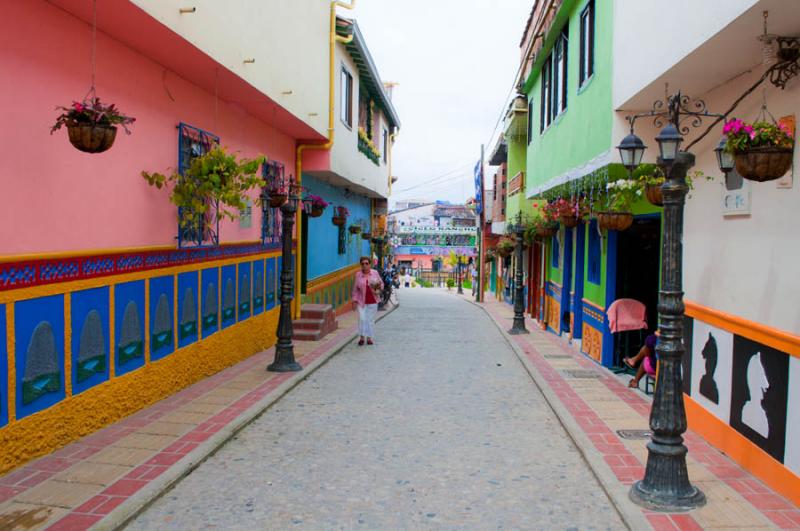 Arquitectura Tradicional, Guatape, Antioquia, Orie...