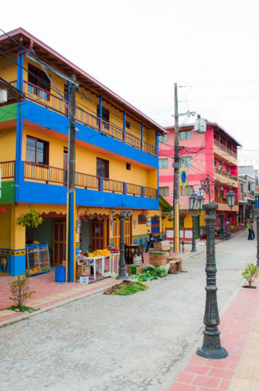 Arquitectura Tradicional, Guatape, Antioquia, Orie...