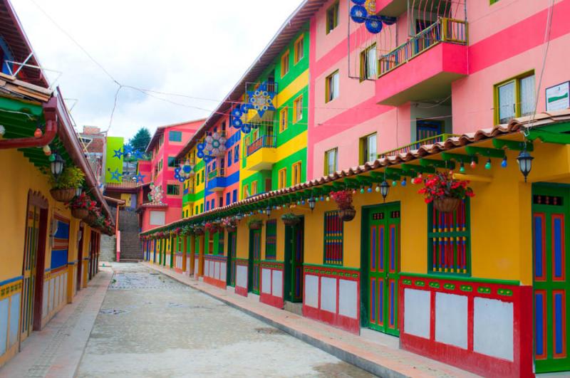 Arquitectura Tradicional, Guatape, Antioquia, Orie...