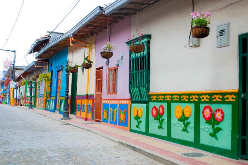 Arquitectura Tradicional, Guatape, Antioquia, Orie...