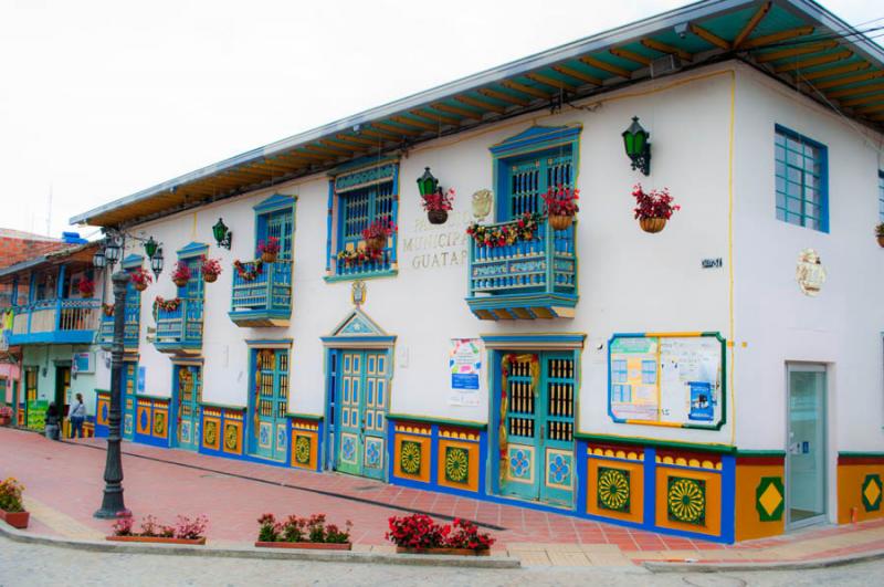 Arquitectura Tradicional, Guatape, Antioquia, Orie...