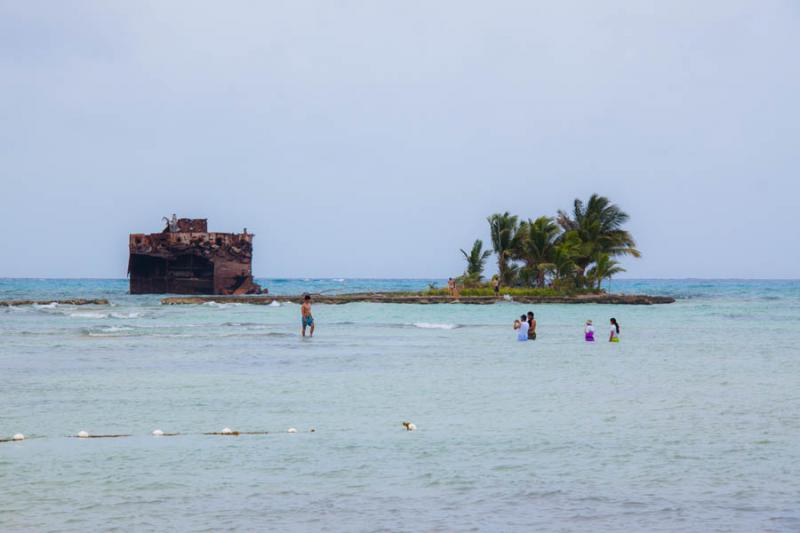 Playa Rocky Key, Isla de San Andres, Archipielago ...