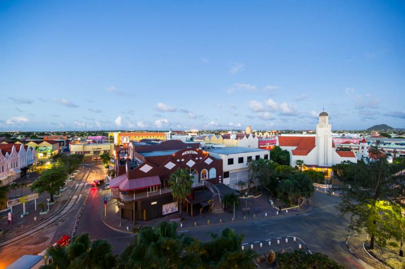 Main Street, Oranjestad, Aruba, Antillas Menores, ...