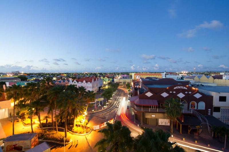 Main Street, Oranjestad, Aruba, Antillas Menores, ...