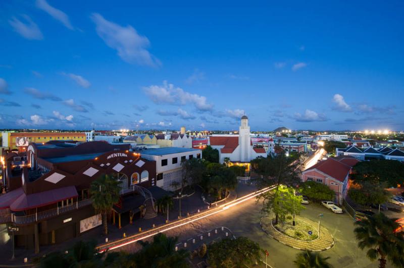 Main Street, Oranjestad, Aruba, Antillas Menores, ...