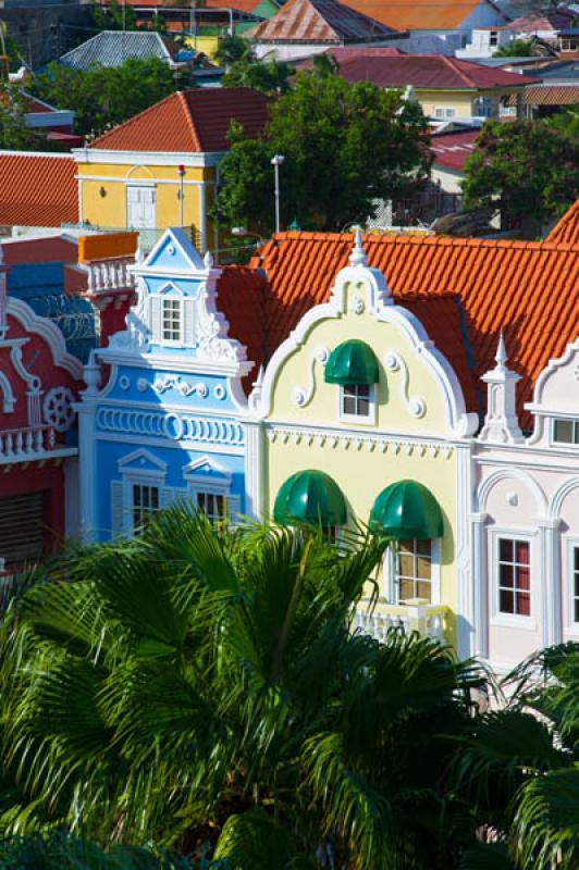 Arquitectura Holandesa, Oranjestad, Aruba, Antilla...