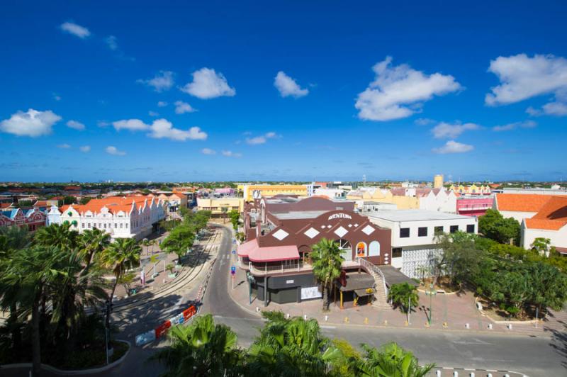 Main Street, Oranjestad, Aruba, Antillas Menores, ...