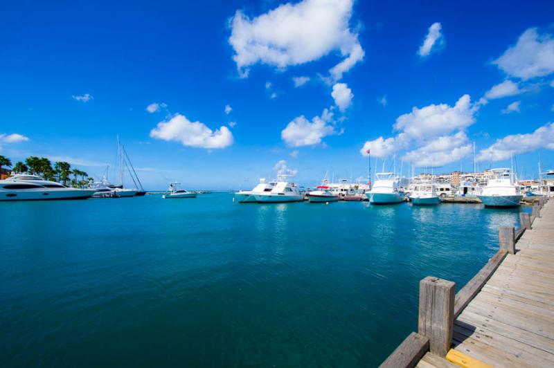 Puerto Deportivo, Oranjestad, Aruba, Antillas Meno...