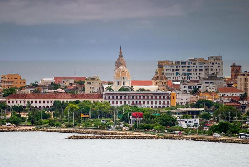 Panoramica de la Ciudad de Cartagena, Bolivar, Col...