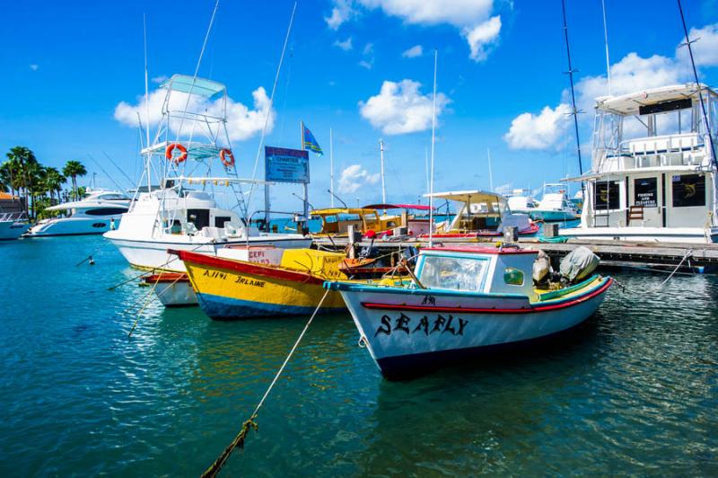 Puerto Deportivo, Oranjestad, Aruba, Antillas Meno...