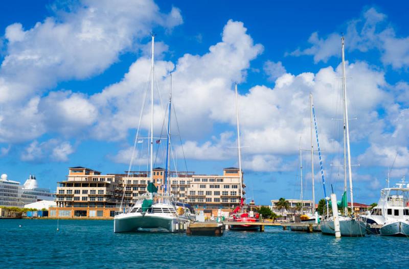 Puerto de Oranjestad, Oranjestad, Aruba, Antillas ...