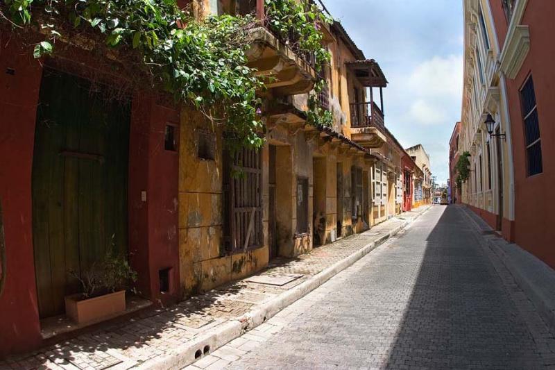 Calle de la Mantilla, Ciudad Amurallada, Cartagena...