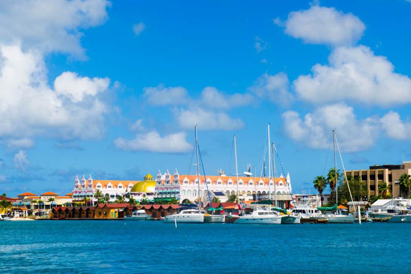 Puerto Deportivo, Oranjestad, Aruba, Antillas Meno...