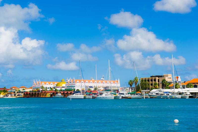 Puerto Deportivo, Oranjestad, Aruba, Antillas Meno...