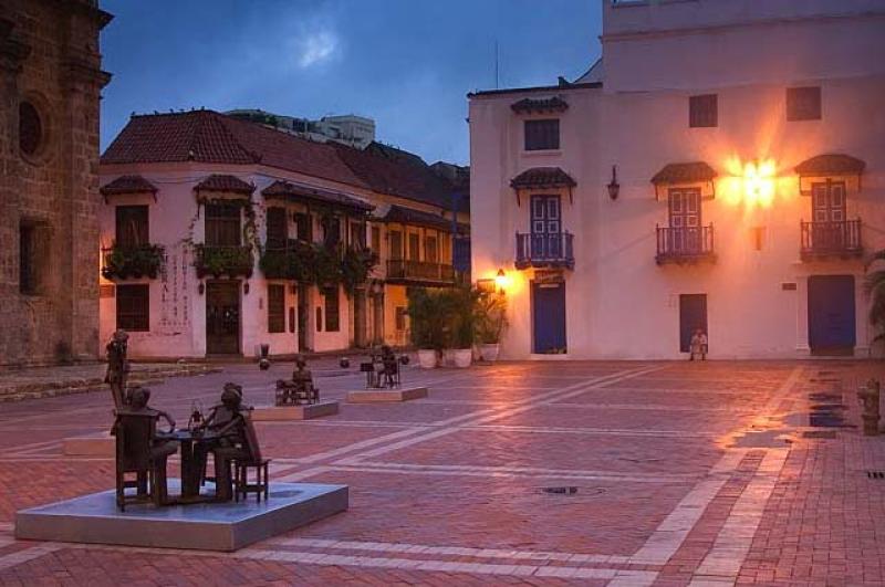 Plaza San Pedro Claver, Cartagena, Ciudad Amuralla...