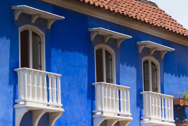 Calle Stuar, Ciudad Amurallada, Cartagena, Bolivar...