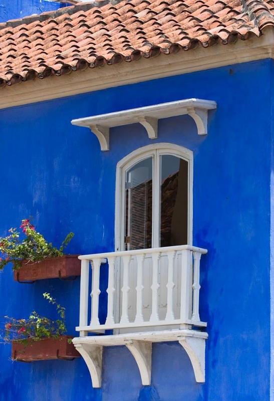 Calle Stuar, Ciudad Amurallada, Cartagena, Bolivar...