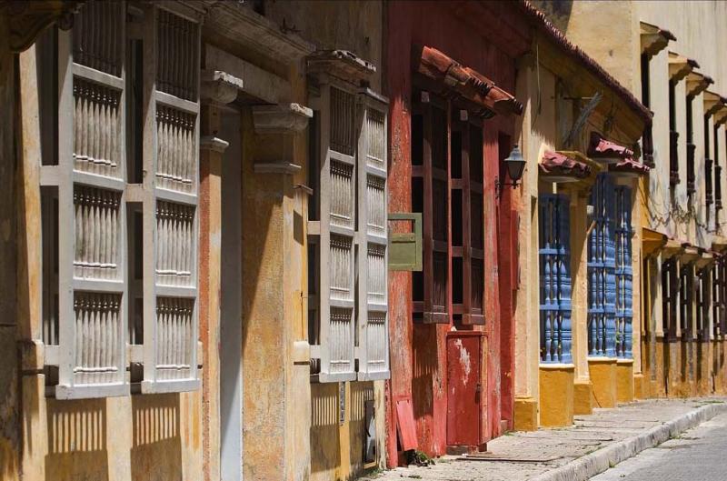 Arquitectura Colonial Ciudad Amurallada Cartagena,...