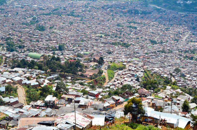 Barrio Santo Domingo, Medellin, Antioquia, Colombi...