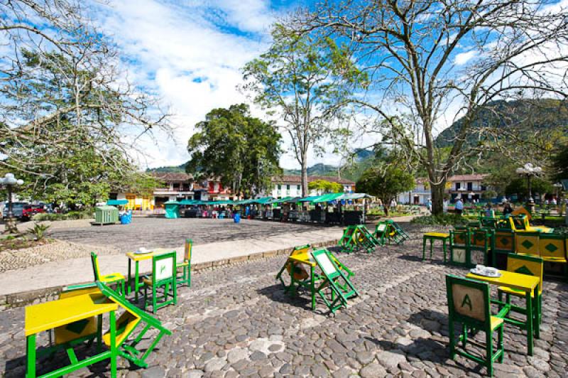 Parque Principal, Jardin, Suroeste Antioqueño, An...