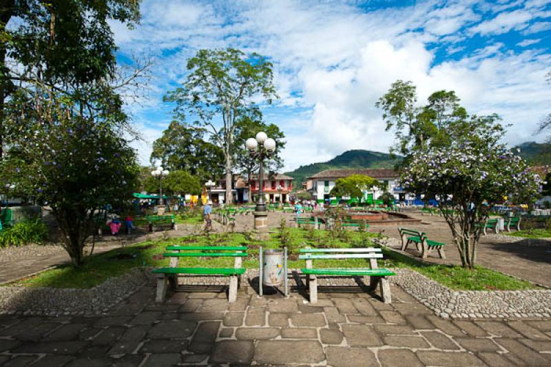 Parque Principal, Jardin, Suroeste Antioqueño, An...