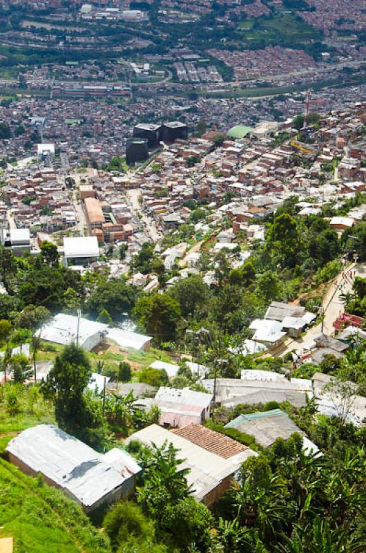 Barrio Santo Domingo, Medellin, Antioquia, Colombi...