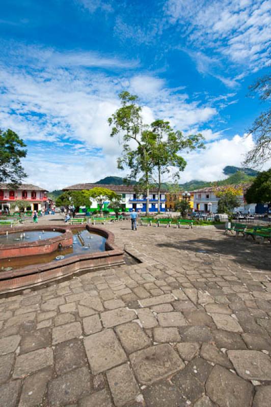 Parque Principal, Jardin, Suroeste Antioqueño, An...