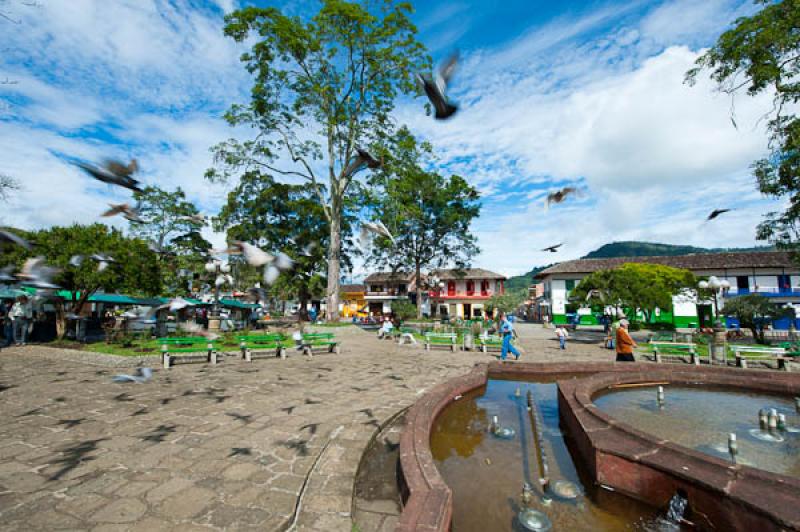 Parque Principal, Jardin, Suroeste Antioqueño, An...