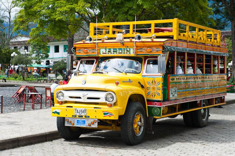 Camion de Escalera, Jardin, Suroeste Antioqueño, ...