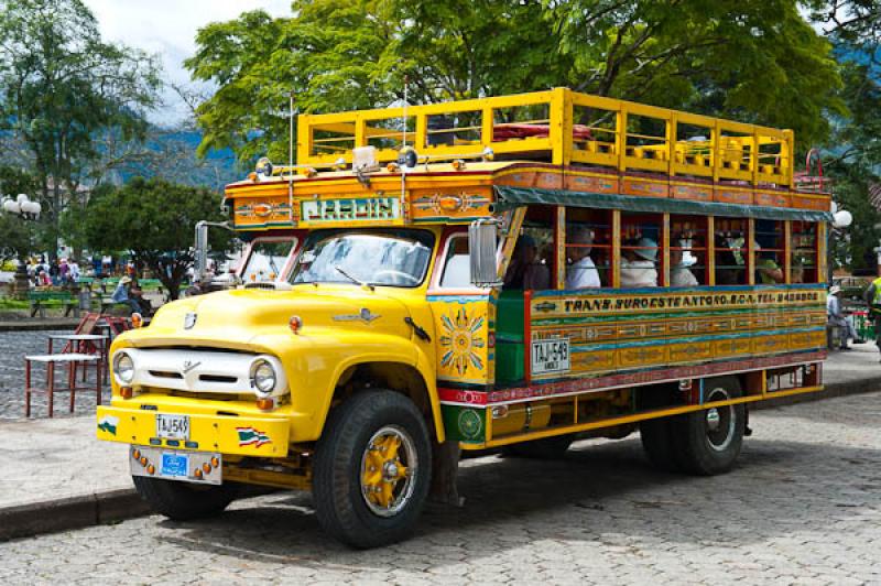 Camion de Escalera, Jardin, Suroeste Antioqueño, ...