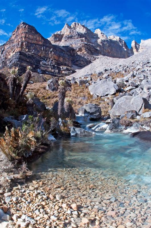 Rio Aguablanca, Sierra Nevada del Cocuy, Boyaca, C...