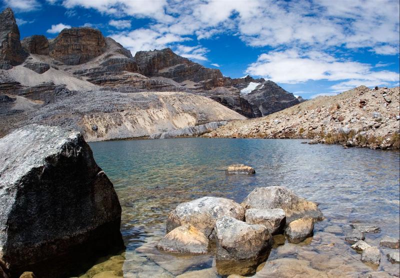 Laguna Hoja Larga, Sierra Nevada del Cocuy, Boyaca...