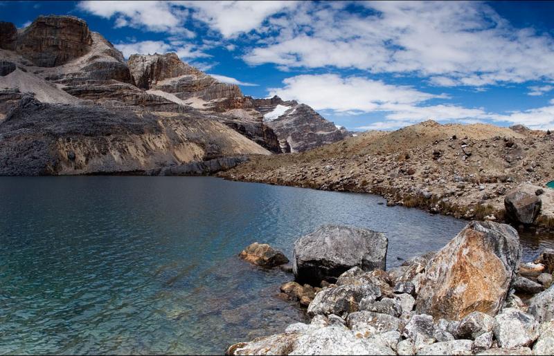 Laguna Hoja Larga, Sierra Nevada del Cocuy, Boyaca...