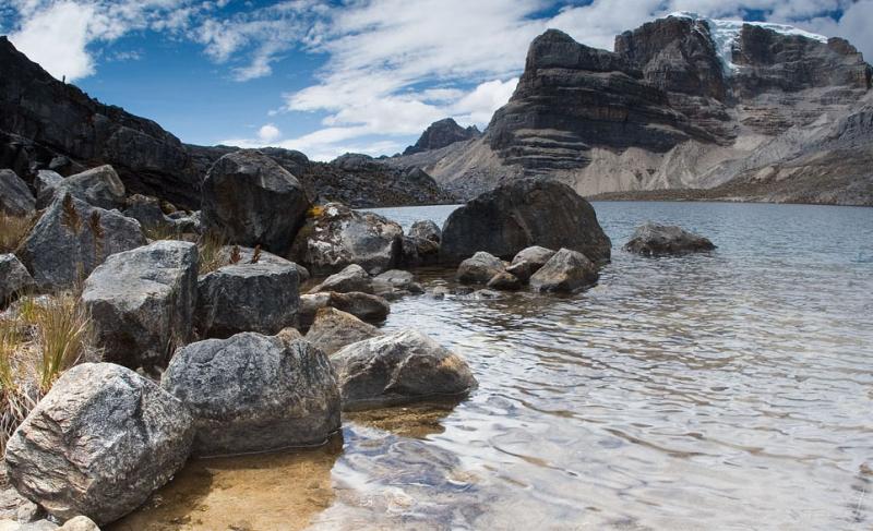 Laguna Hoja Larga, Sierra Nevada del Cocuy, Boyaca...