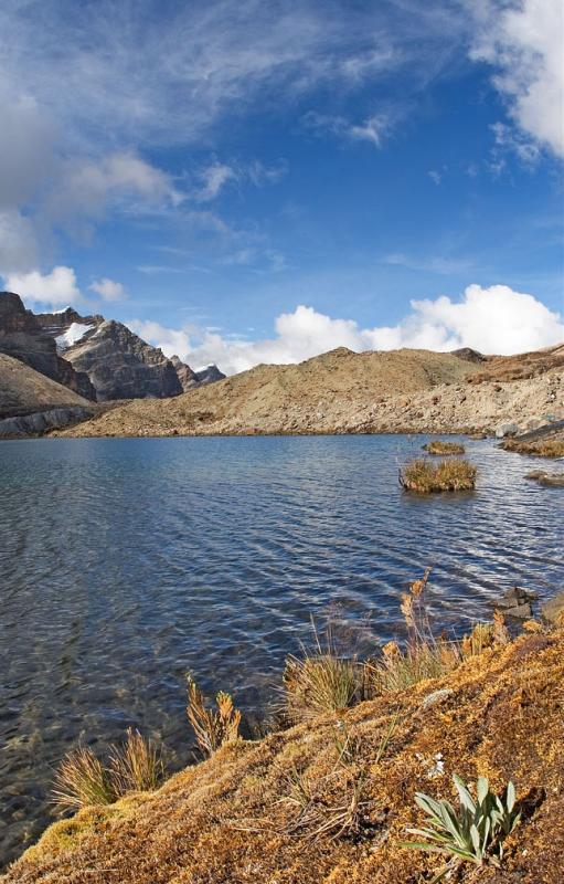 Laguna la Plaza, Sierra Nevada del Cocuy, Boyaca, ...