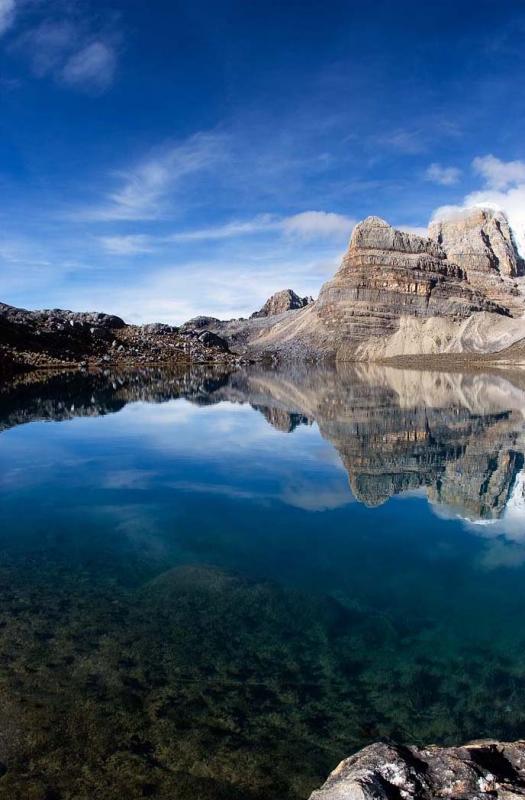 Laguna la Plaza, Sierra Nevada del Cocuy, Boyaca, ...