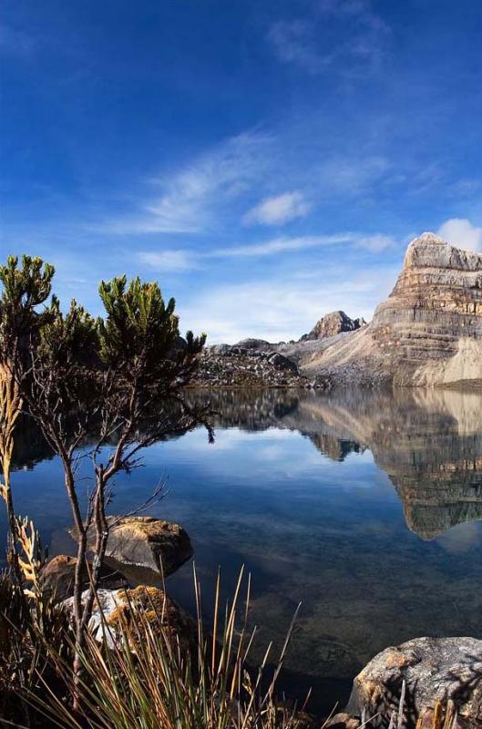 Laguna la Plaza, Sierra Nevada del Cocuy, Boyaca, ...