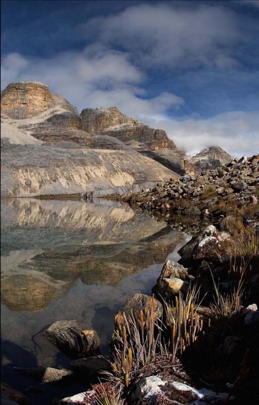 Laguna la Plaza, Sierra Nevada del Cocuy, Boyaca, ...