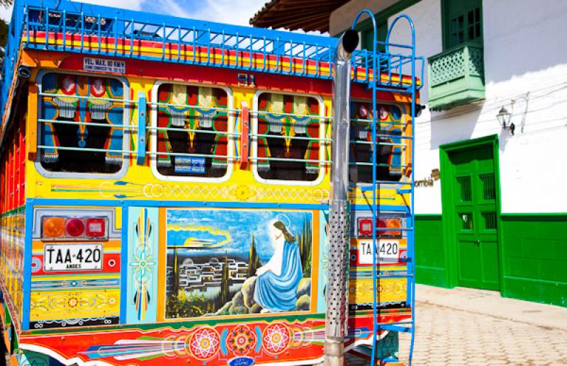 Camion de Escalera, Jardin, Suroeste Antioqueño, ...