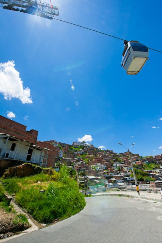 Metrocable Nuevo Occidente, San Javier, Medellin, ...